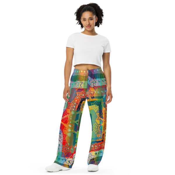 Stars and Rainbows from across the Galaxy Wide-leg Trousers - Image 9