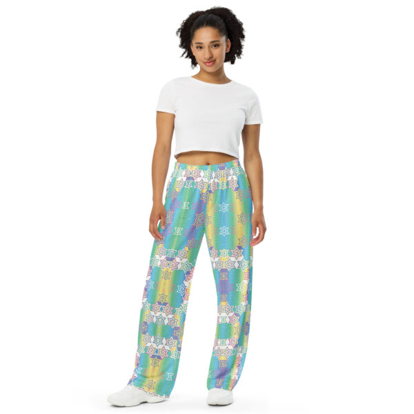 I am you, you are me. We reflect the starry galaxy. Wide-leg trousers - Image 6