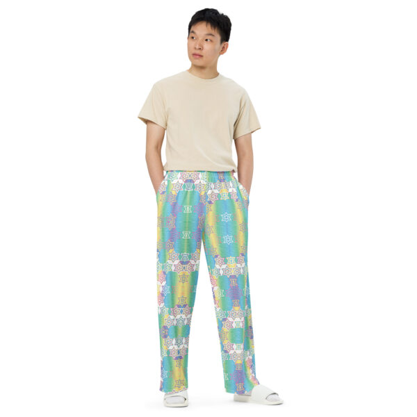 I am you, you are me. We reflect the starry galaxy. Wide-leg trousers - Image 7