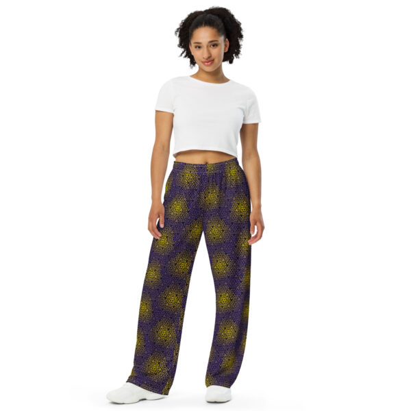 Purple Mysticism Wide-leg Trousers - Image 4