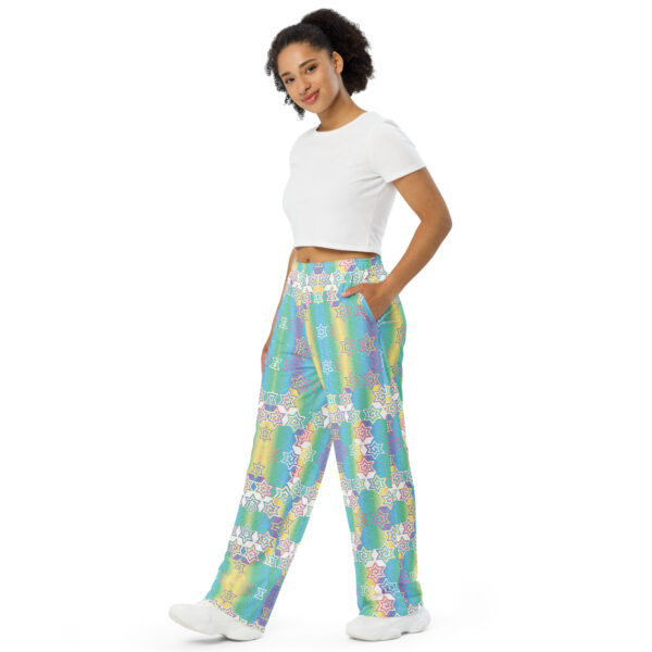 I am you, you are me. We reflect the starry galaxy. Wide-leg trousers - Image 5
