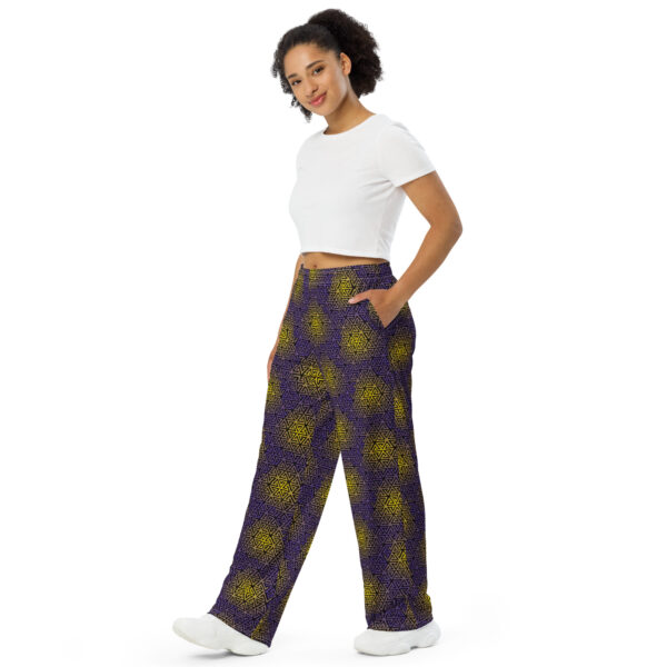 Purple Mysticism Wide-leg Trousers - Image 6