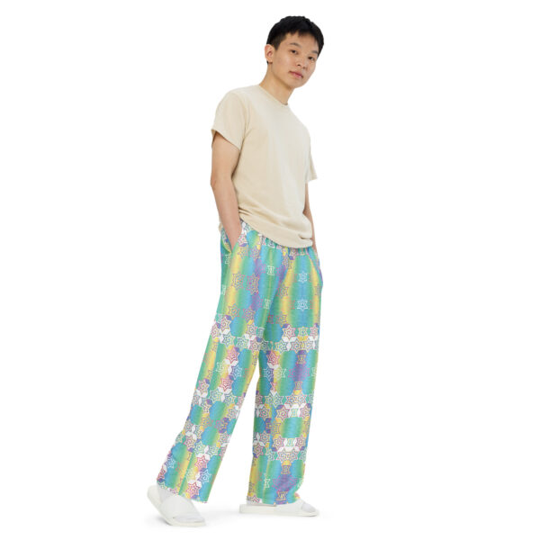 I am you, you are me. We reflect the starry galaxy. Wide-leg trousers - Image 9