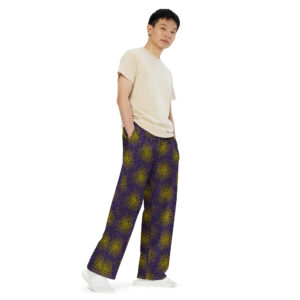 Purple Mysticism Wide-leg Trousers