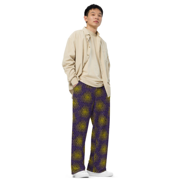 Purple Mysticism Wide-leg Trousers - Image 3